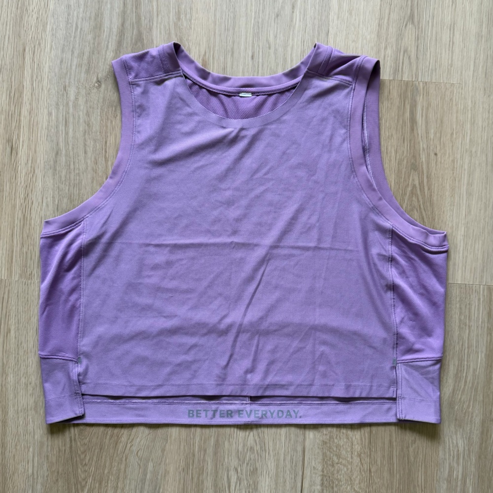 lululemon athletica Purple Cropped Tank Top